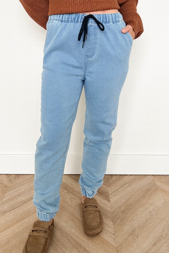 No Worries Denim Jogger 2